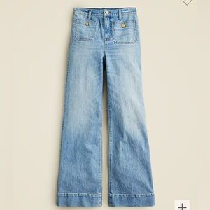 Jcrew Sailor Jeans Size 32 14 tall,  blue river wash. High rise New without tags